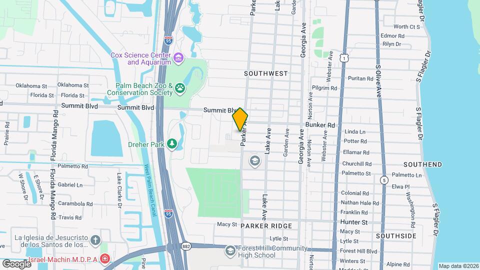 5603 Parker Ave Map and Location Details