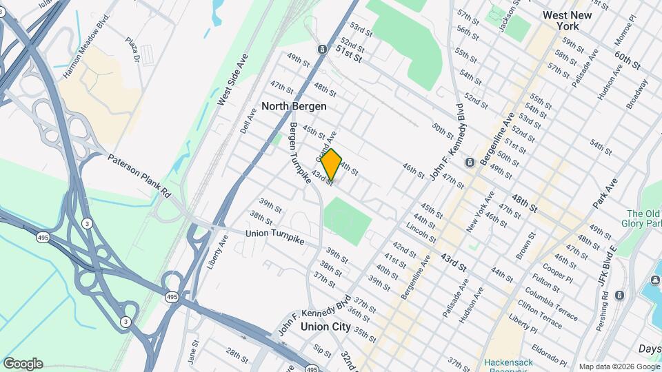 1433 43rd St Map and Location Details