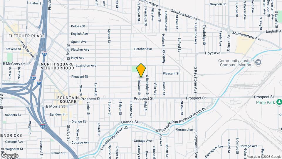 1806 Woodlawn Ave Map and Location Details