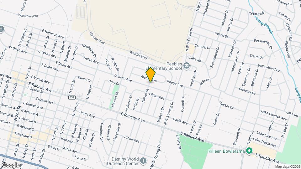 1801 Duncan Ave Mapa y Detalles de la Ubicación