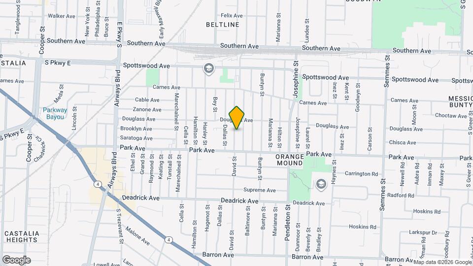 830 David St Map and Location Details