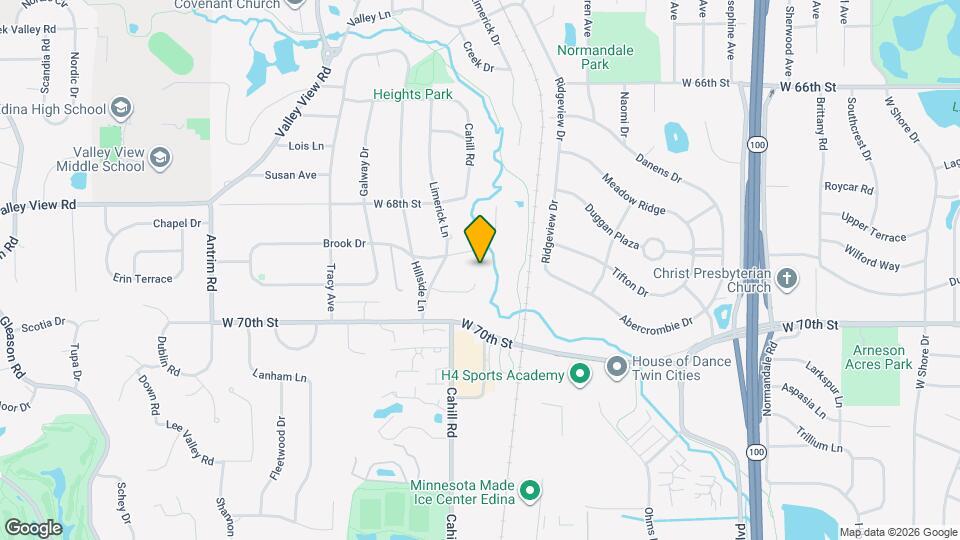 5408 Creekview Ln- Map and Location Details