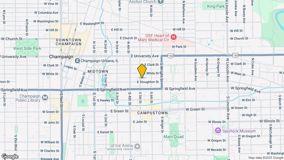 502 E Stoughton St Mapa y Detalles de la Ubicación