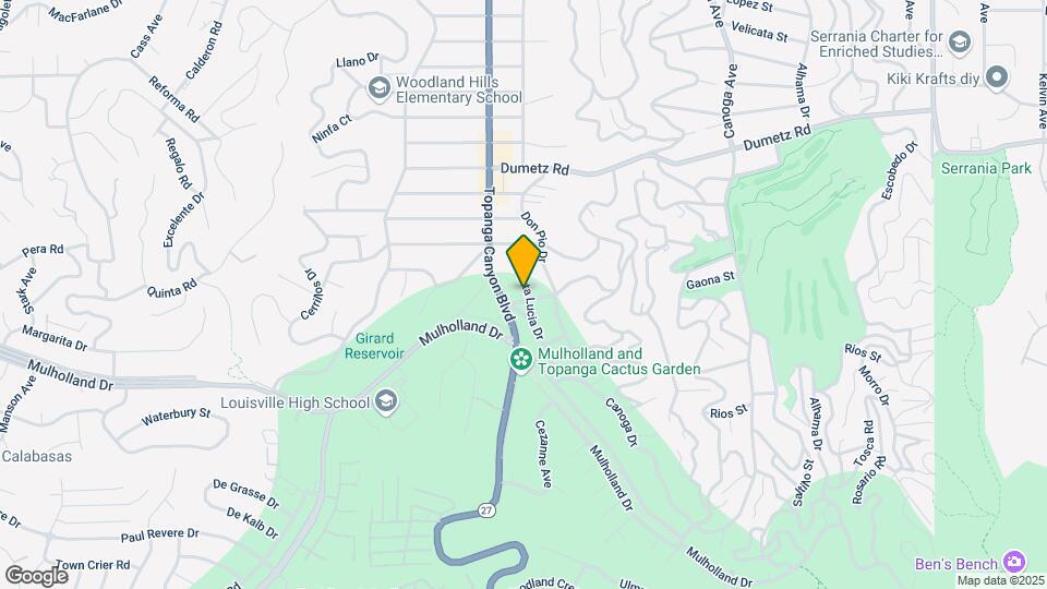 4707 Santa Lucia Dr Map and Location Details