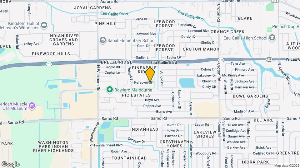 2573 Kefauver St Map and Location Details