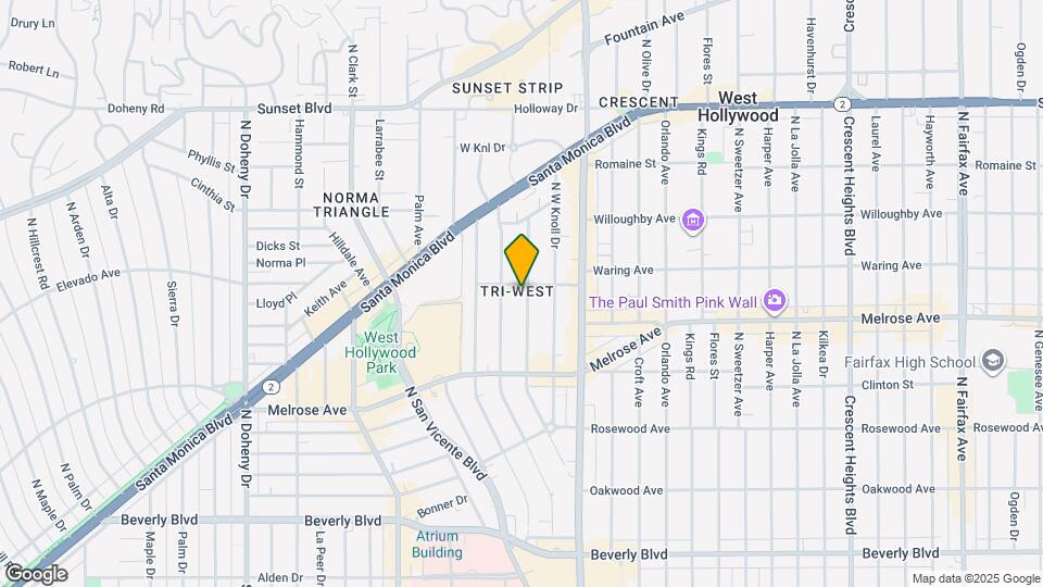 733 Westmount Dr Map and Location Details