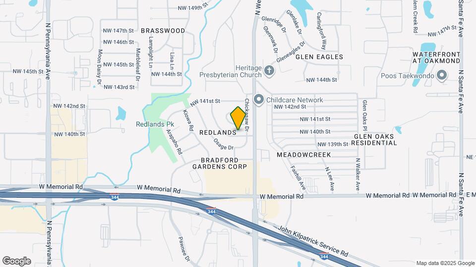 14008 Apache Dr Map and Location Details