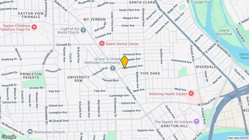 972 Manhattan Ave Map and Location Details