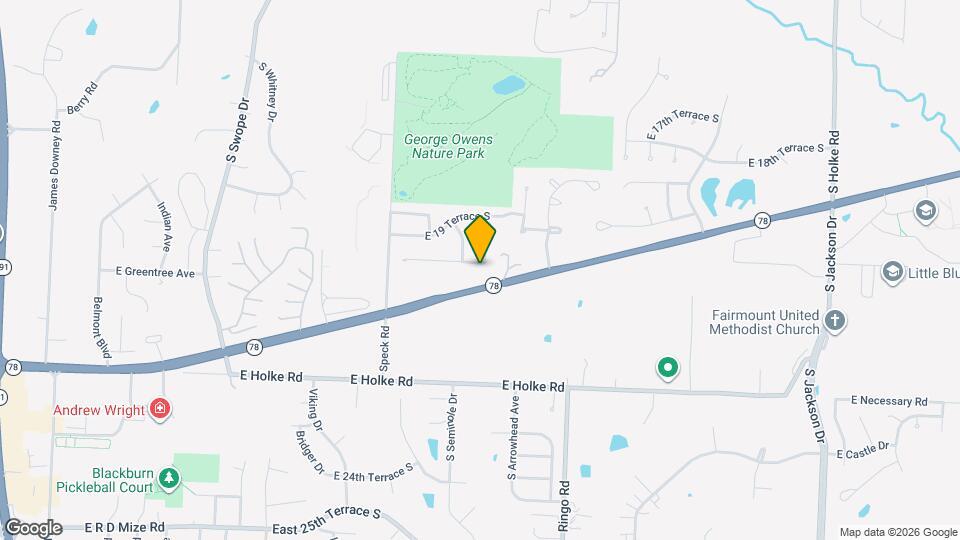 18613 E 20th St Ct S Map and Location Details