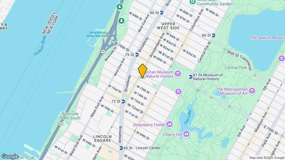 169 W 76th St Map and Location Details