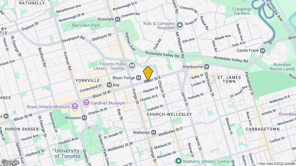 85 Bloor St E Map and Location Details