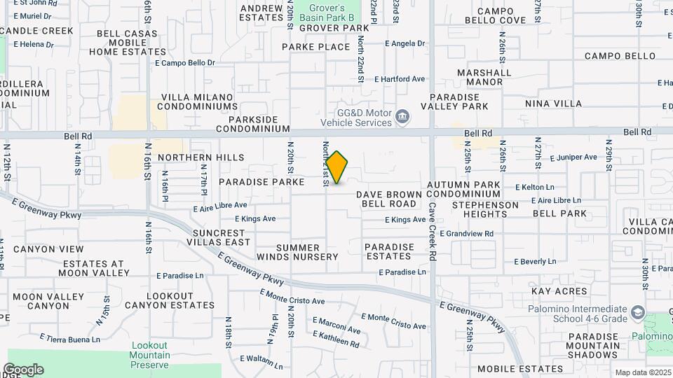 2114 E Aire Libre Ave Map and Location Details