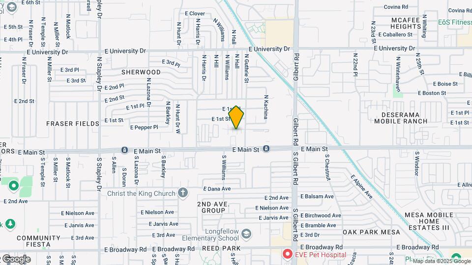 1741 E Pepper Cir Map and Location Details