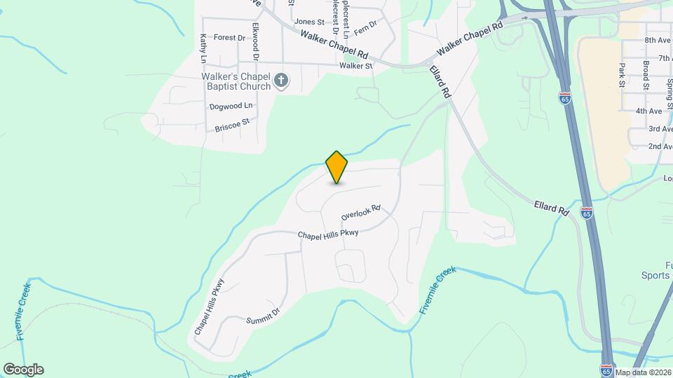 438 W Park Dr Map and Location Details