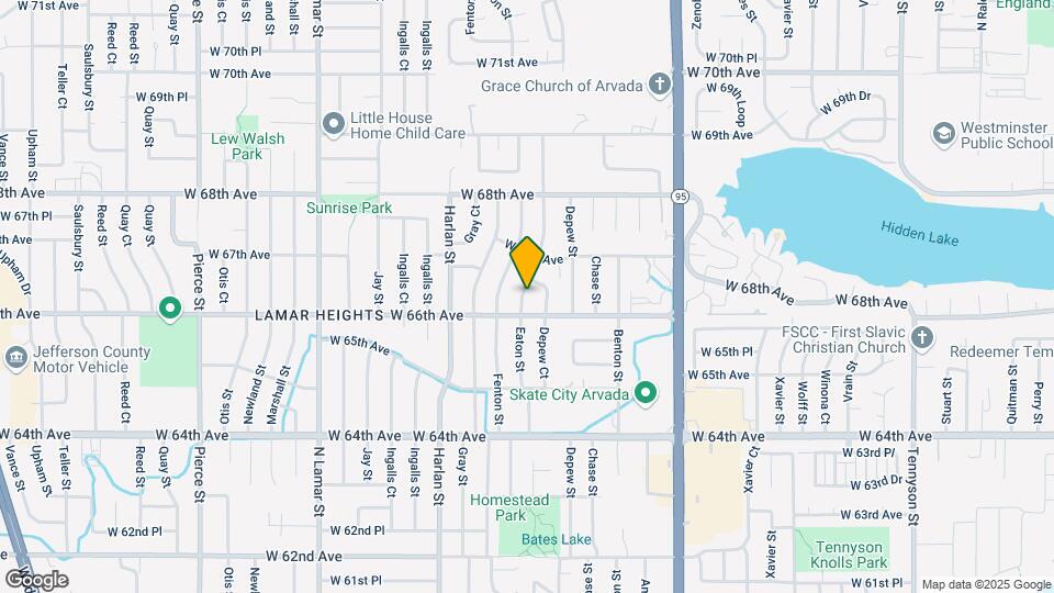 6628 Eaton St Map and Location Details
