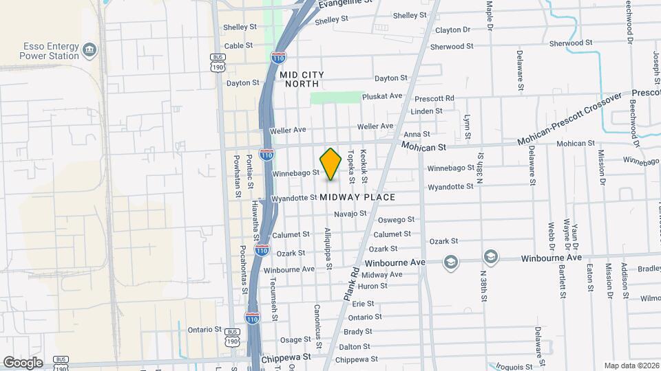 3736 Alliquippa St Mapa y Detalles de la Ubicación