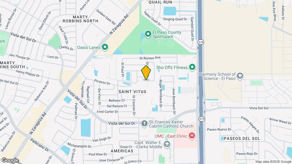 1657 St Vitus Pl Map and Location Details