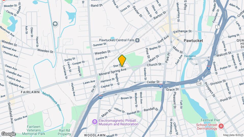 107 Mineral Spring Ave Map and Location Details