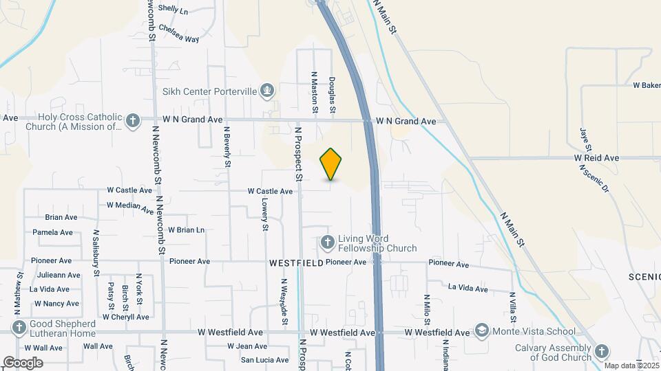 1606 N Prospect St Map and Location Details