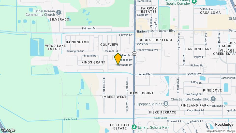 1021 Coronado Dr Map and Location Details