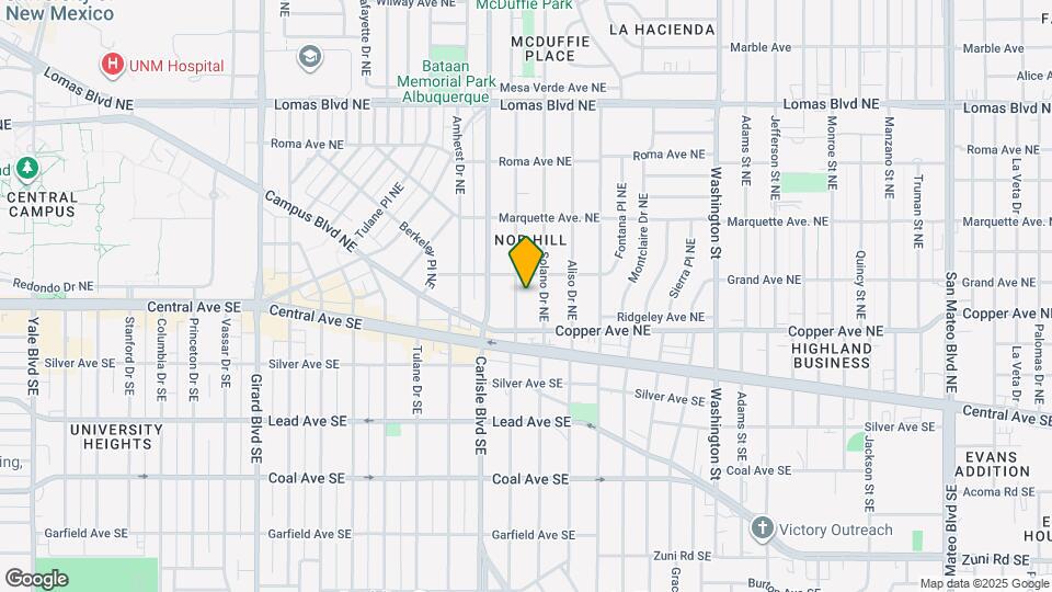 228 Hermosa Dr NE Map and Location Details