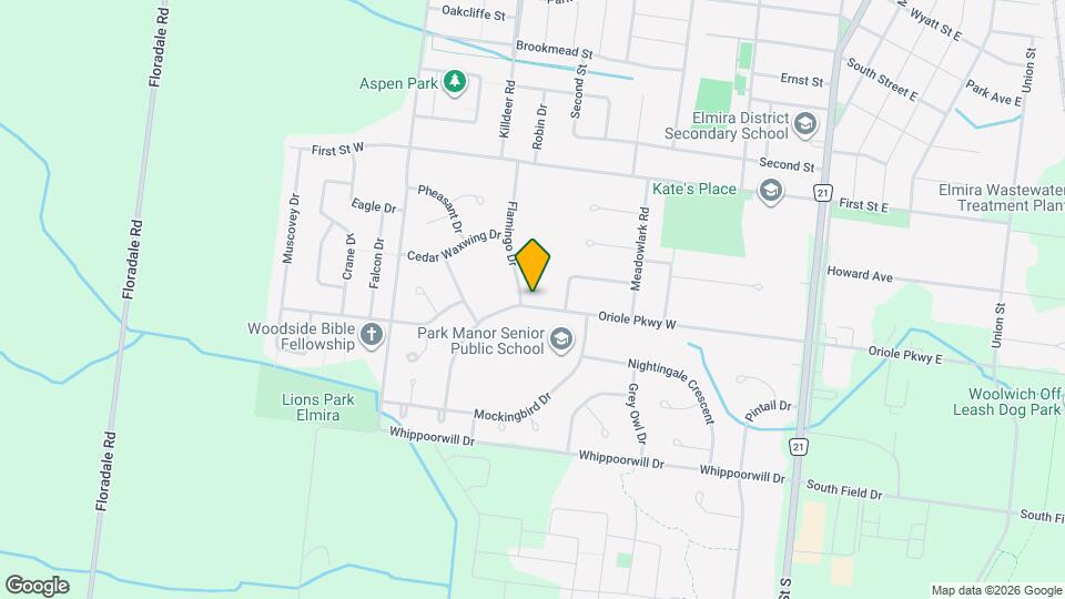 Oriole Pkwy Map and Location Details