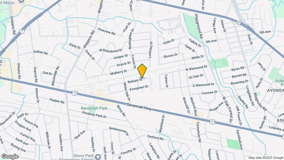 1519 Balsam St Map and Location Details
