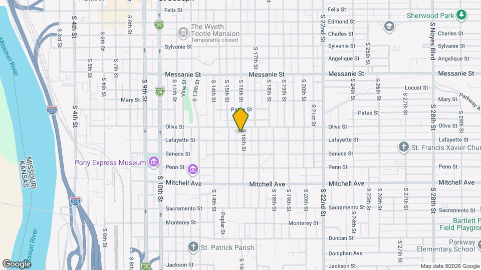 916 S 16th St Map and Location Details