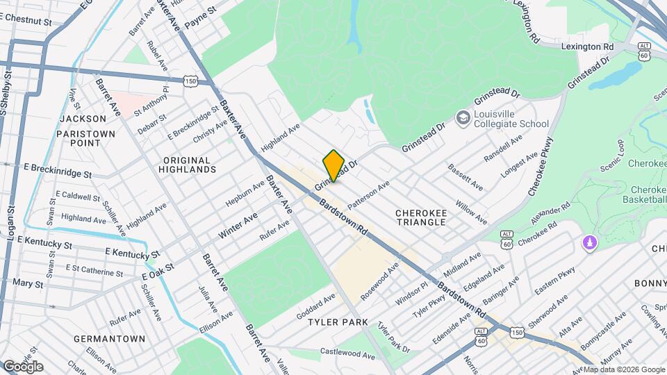 1106 Cherokee Rd, Unit 6 Map and Location Details