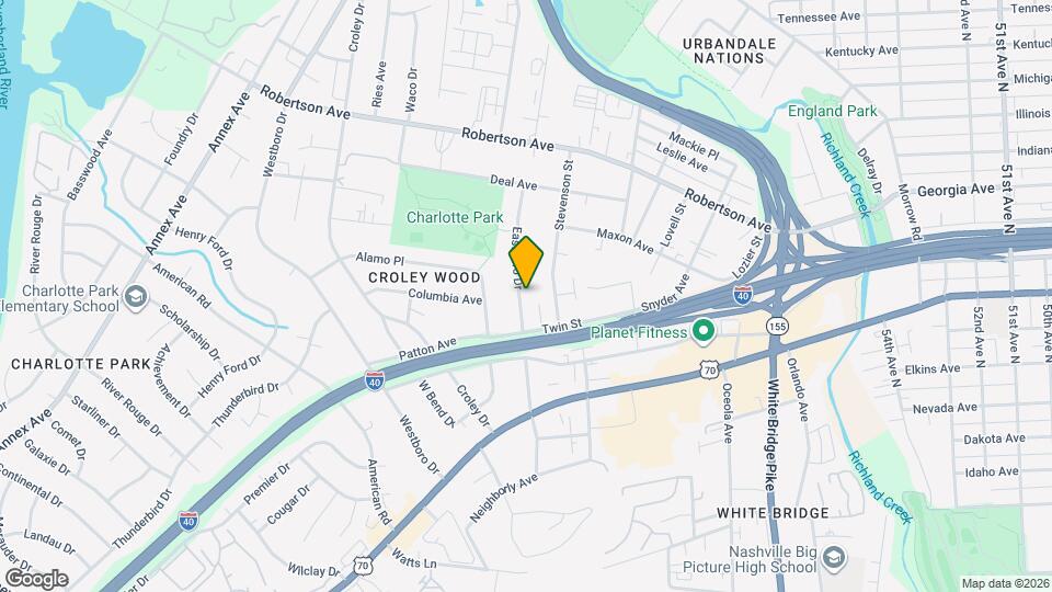 514B Eastboro Dr Map and Location Details