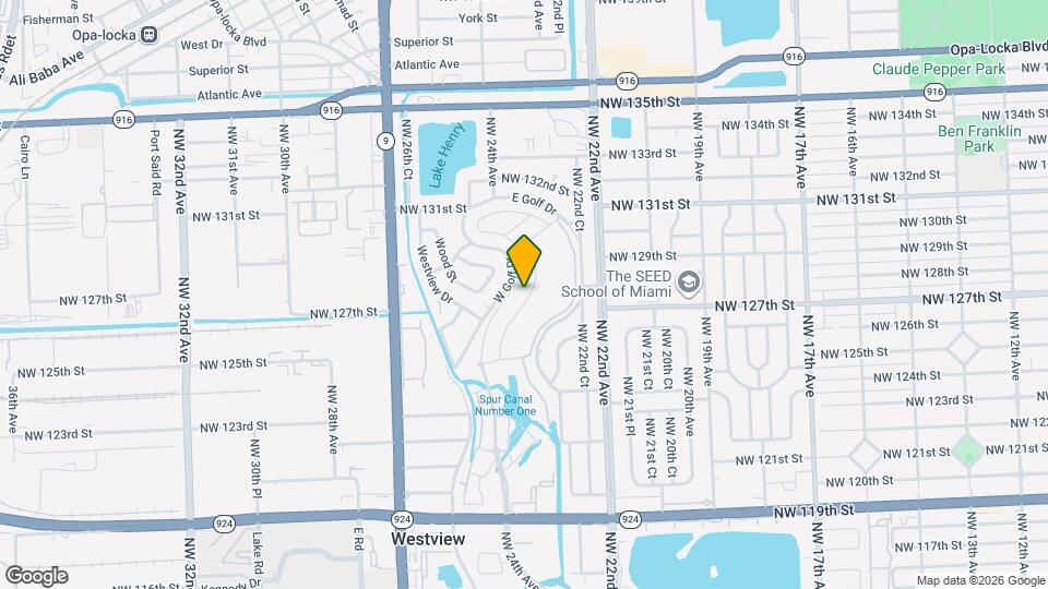 12688 NW 23rd Pl Map and Location Details