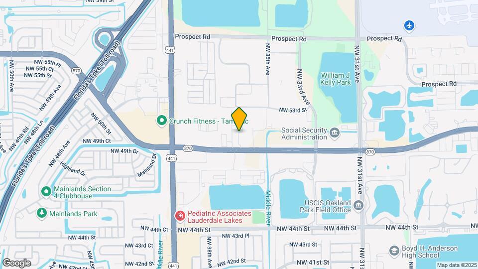 3631 W Commercial Blvd Map and Location Details