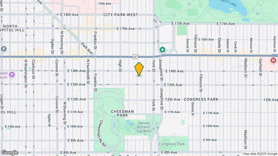 1362 Vine St Map and Location Details