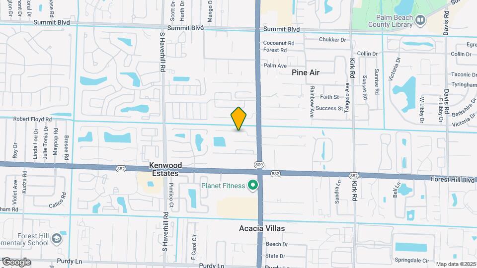 4610 Hairland Dr Map and Location Details