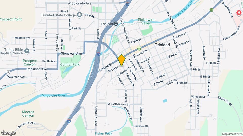 213 S Animas St Map and Location Details