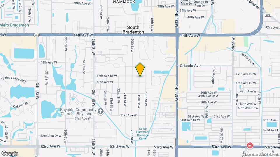 4705 19th St W Map and Location Details