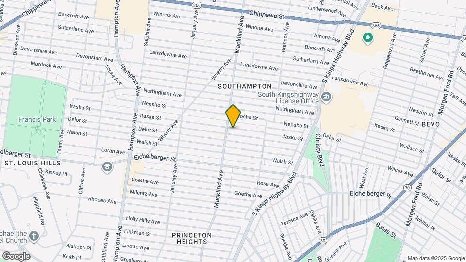 5342 Itaska St Map and Location Details