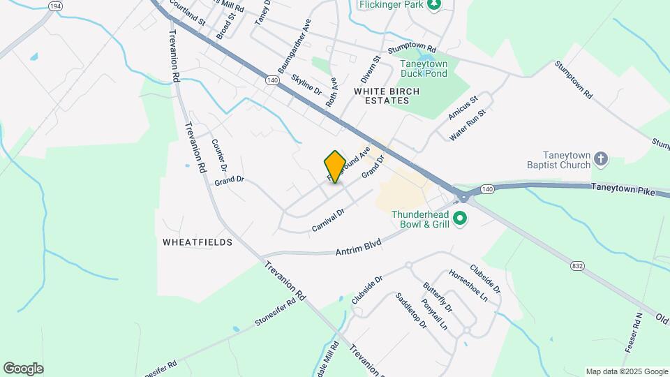 Taneytown Village Map and Location Details