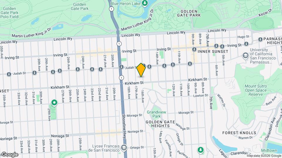 1479 16th Ave Map and Location Details