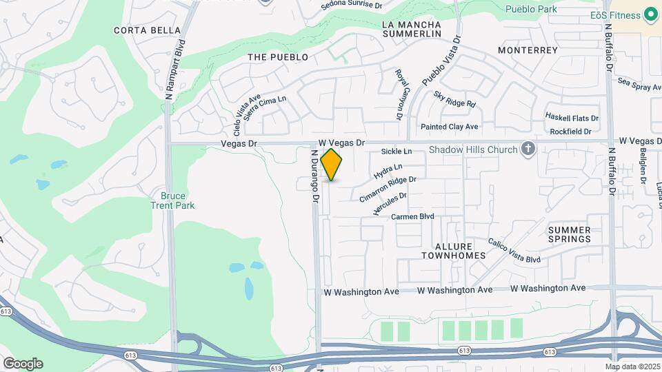1348 Dusty Creek St Map and Location Details
