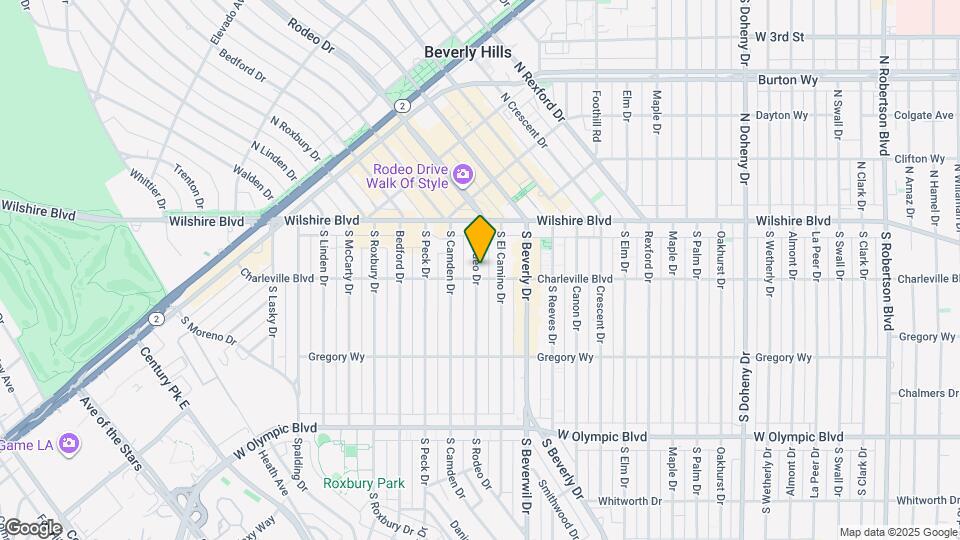 157 S Rodeo Dr Map and Location Details