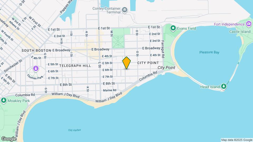 741 E 6th St, Unit 01 Map and Location Details