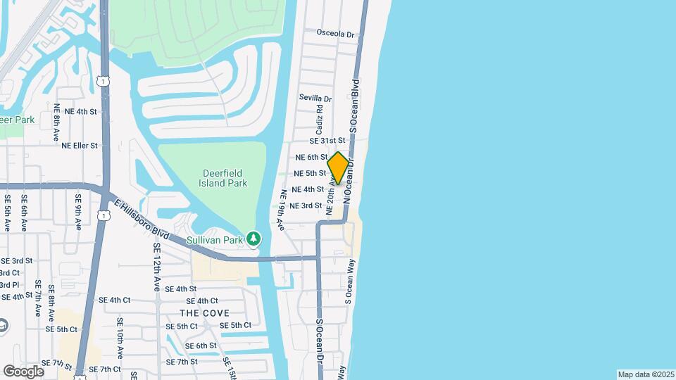 333 NE 21st Ave, Unit 1216 Map and Location Details