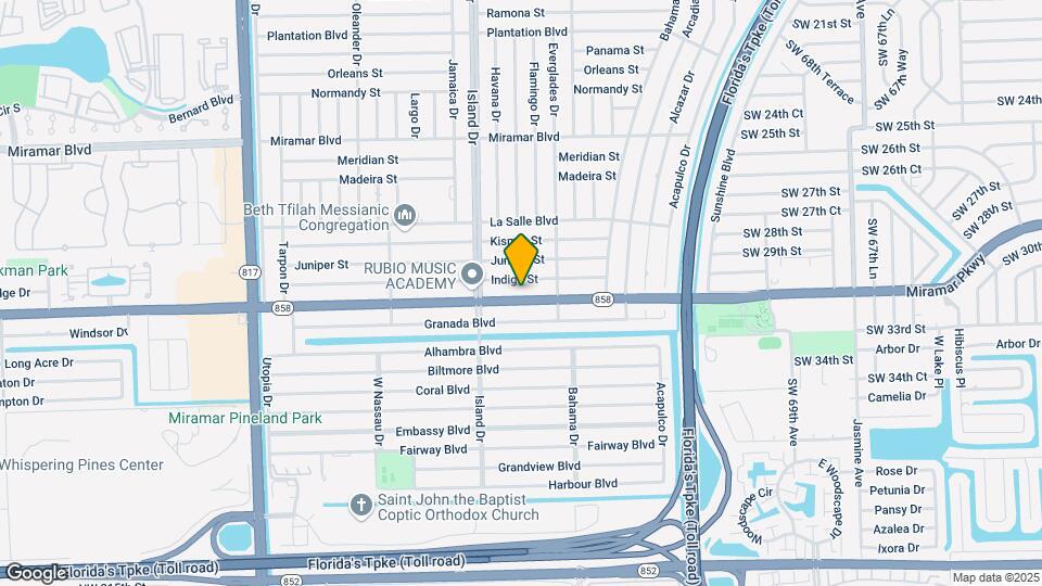 7643 Miramar Pkwy Map and Location Details