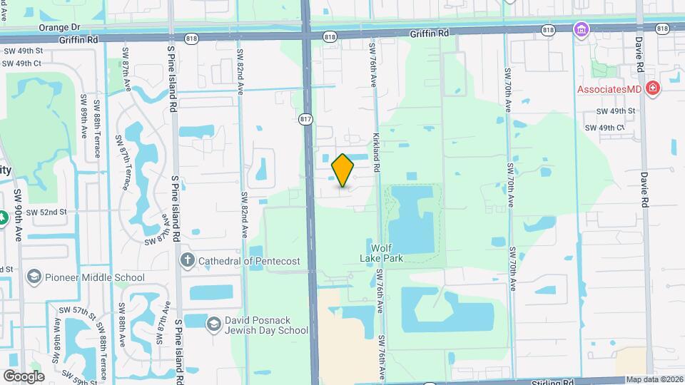 5236 SW 77th Way Map and Location Details