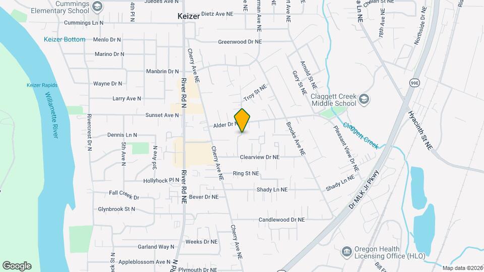 3926 Partridge Ln NE Map and Location Details