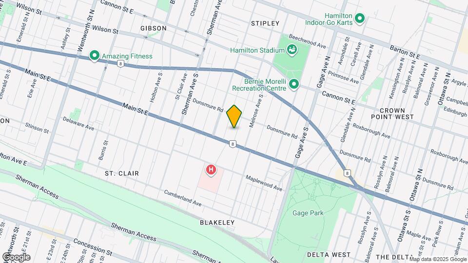 106 Spadina Ave Map and Location Details