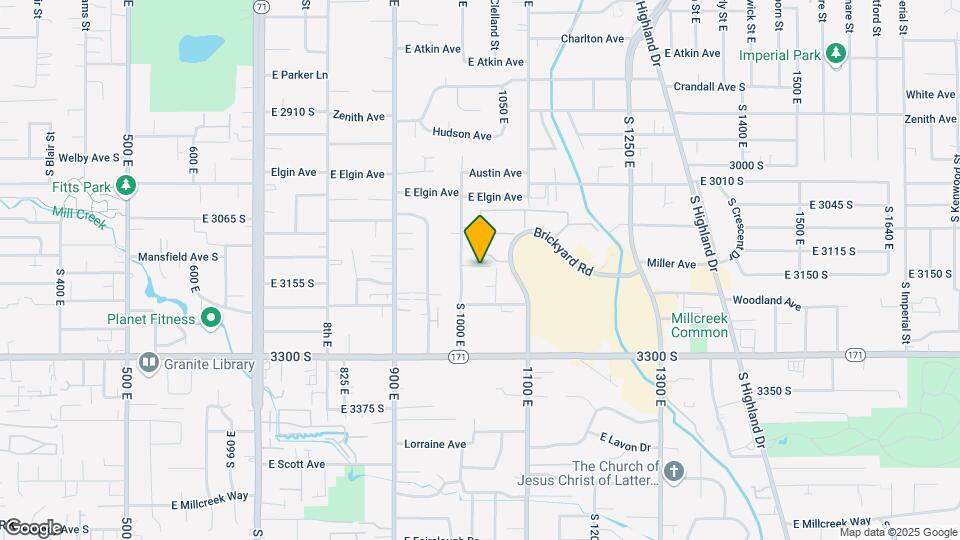 1028 E Mansfield Ave Map and Location Details