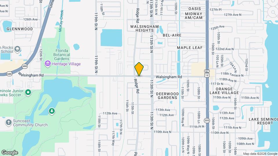 11446 Walsingham Rd Map and Location Details