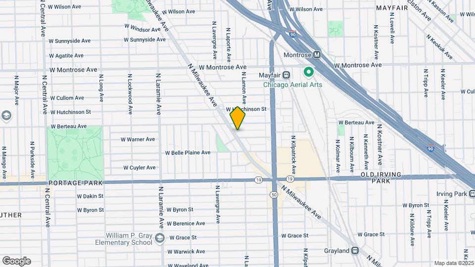 4145 N Milwaukee Ave Map and Location Details